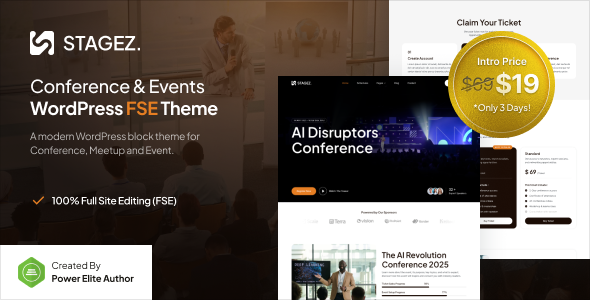 Stagez Preview Wordpress Theme - Rating, Reviews, Preview, Demo & Download
