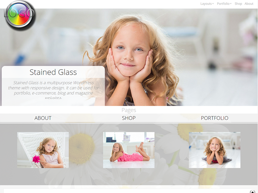 Stained Glass Preview Wordpress Theme - Rating, Reviews, Preview, Demo & Download