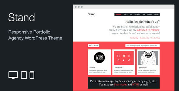 Stand Preview Wordpress Theme - Rating, Reviews, Preview, Demo & Download