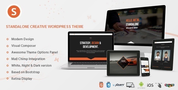 Standalone Preview Wordpress Theme - Rating, Reviews, Preview, Demo & Download