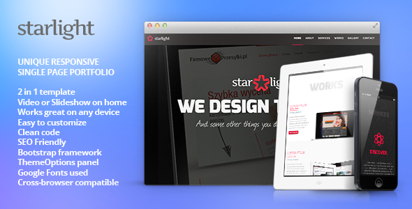 Starlight Preview Wordpress Theme - Rating, Reviews, Preview, Demo & Download