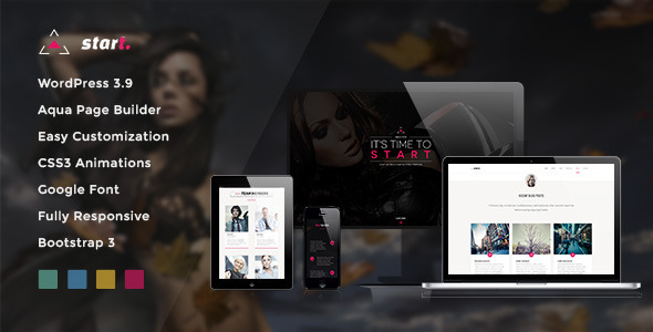 Start Preview Wordpress Theme - Rating, Reviews, Preview, Demo & Download