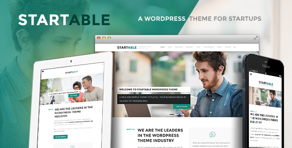 Startable Preview Wordpress Theme - Rating, Reviews, Preview, Demo & Download