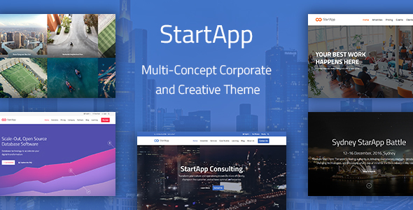 StartApp Preview Wordpress Theme - Rating, Reviews, Preview, Demo & Download