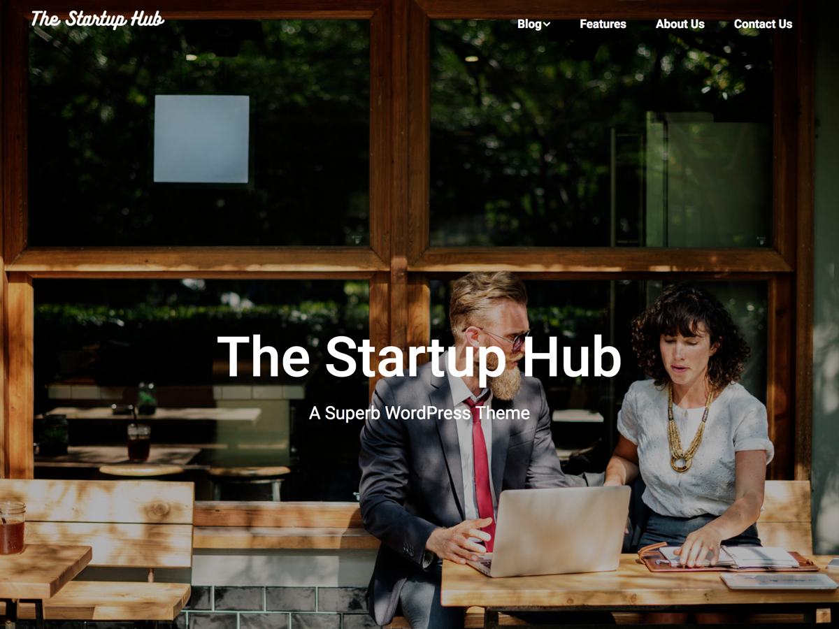 Startup Hub Preview Wordpress Theme - Rating, Reviews, Preview, Demo & Download
