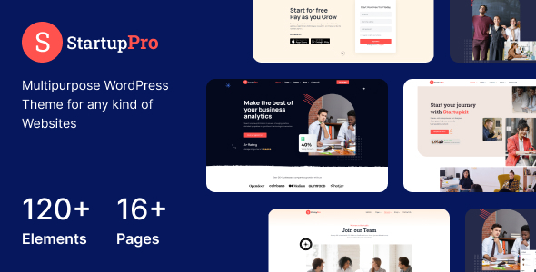 Startuppro Preview Wordpress Theme - Rating, Reviews, Preview, Demo & Download