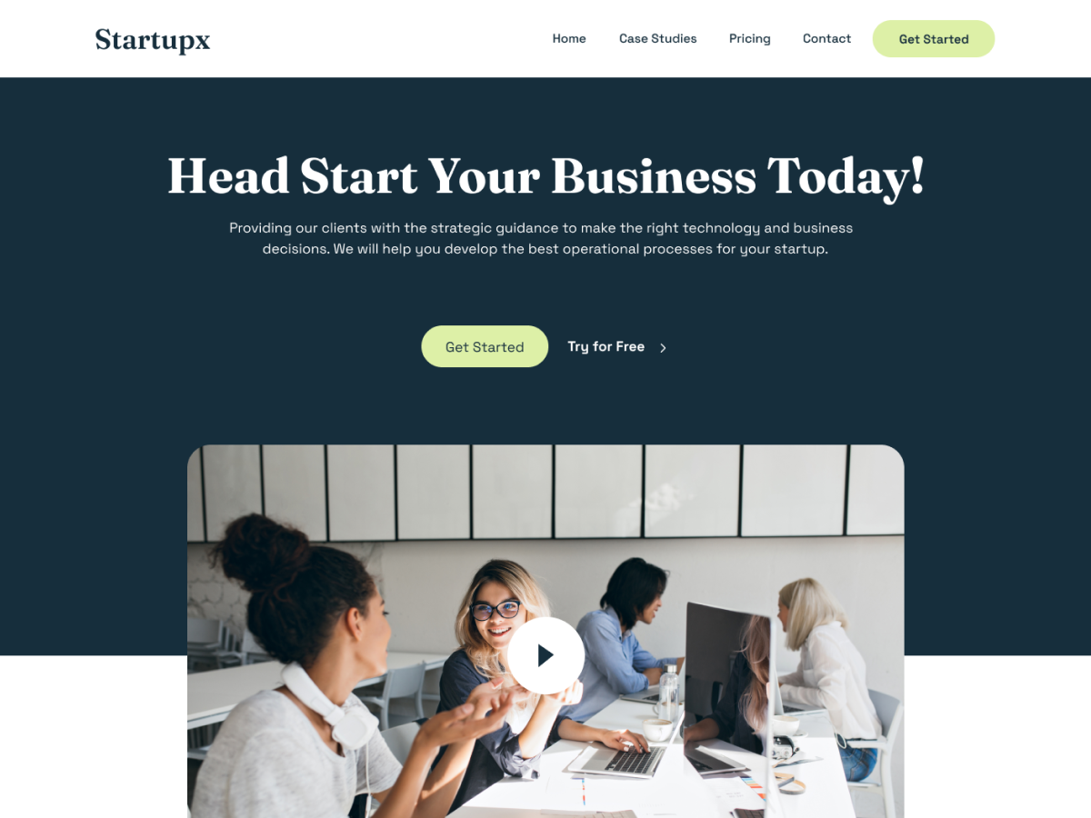 Startupx Preview Wordpress Theme - Rating, Reviews, Preview, Demo & Download