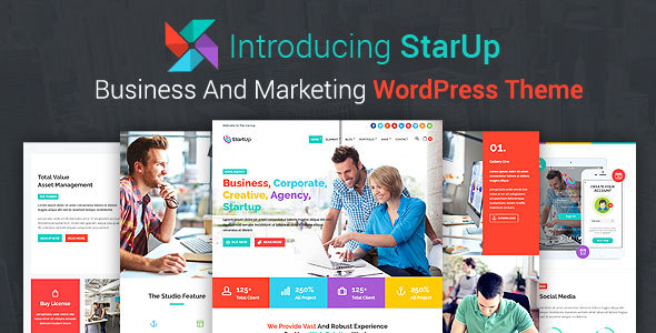 StarUp Preview Wordpress Theme - Rating, Reviews, Preview, Demo & Download