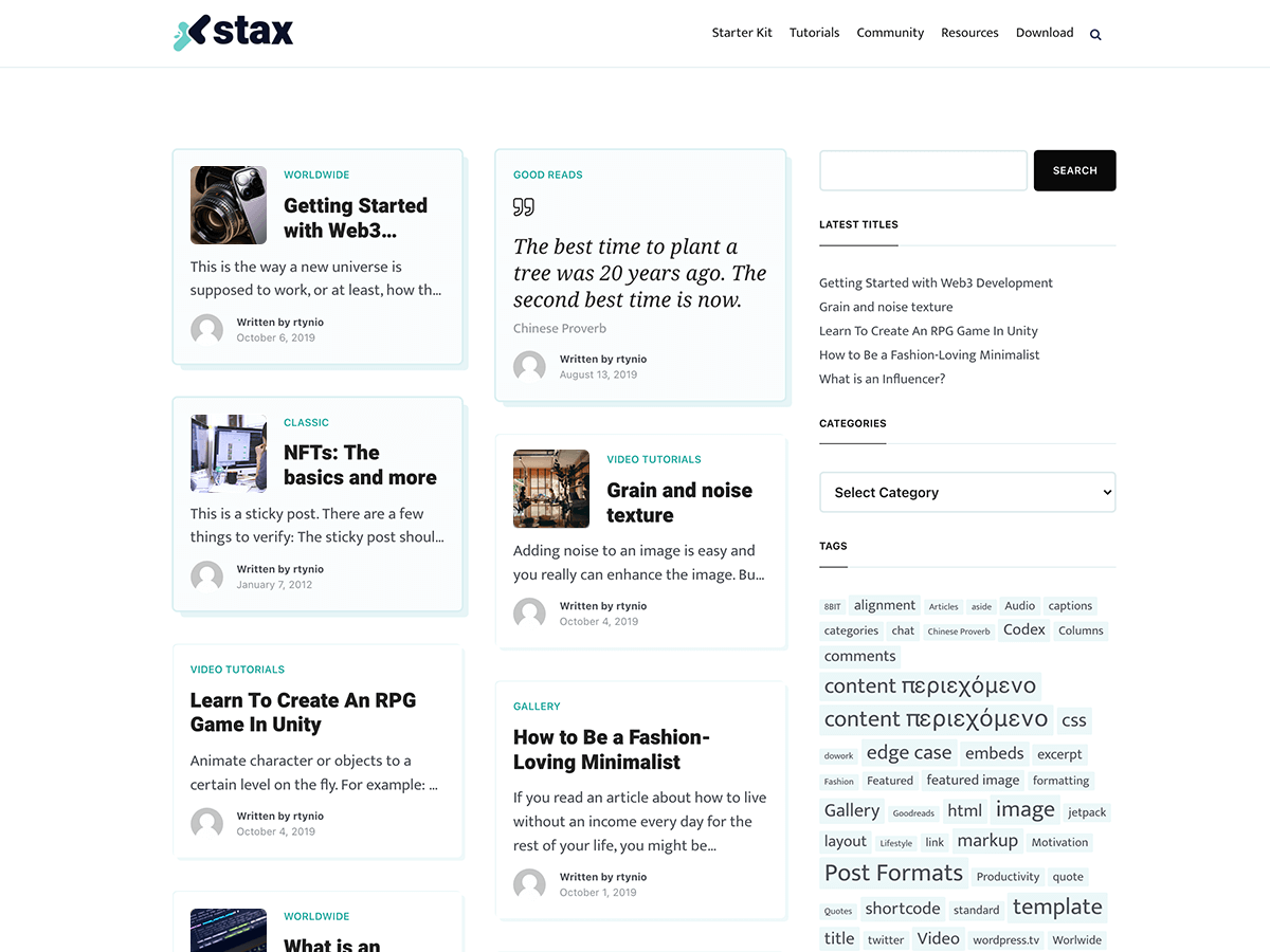 Stax Preview Wordpress Theme - Rating, Reviews, Preview, Demo & Download