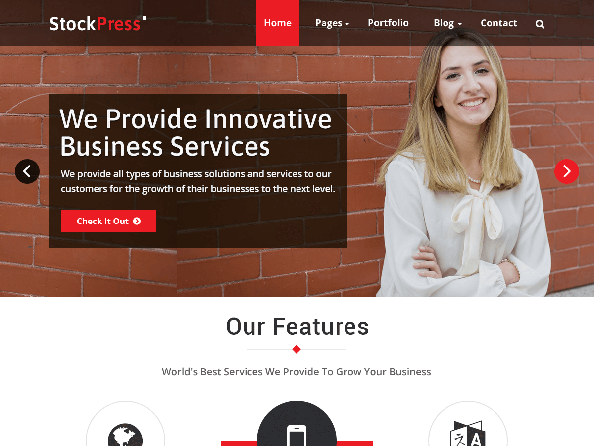 StockPress Preview Wordpress Theme - Rating, Reviews, Preview, Demo & Download