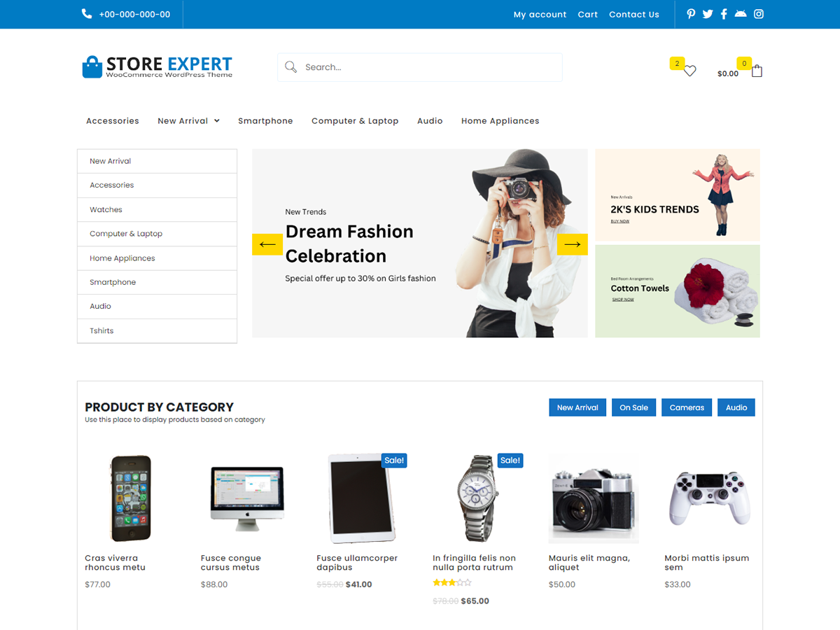 Store Expert Preview Wordpress Theme - Rating, Reviews, Preview, Demo & Download