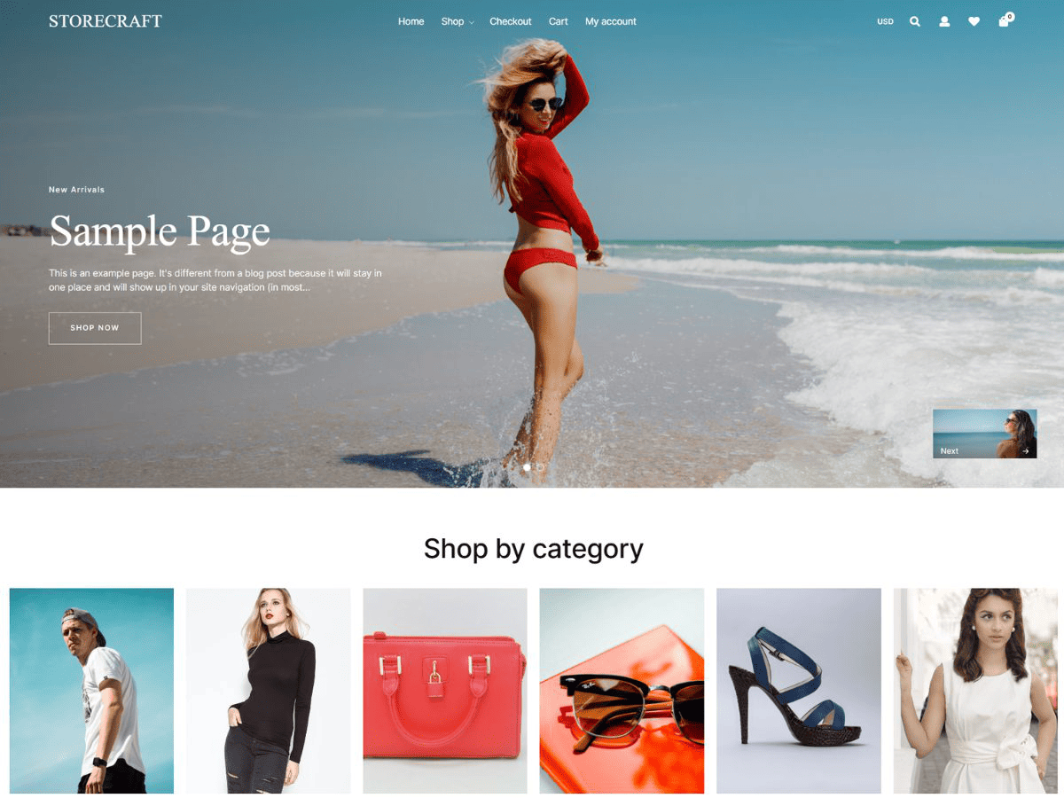 Storecraft Preview Wordpress Theme - Rating, Reviews, Preview, Demo & Download