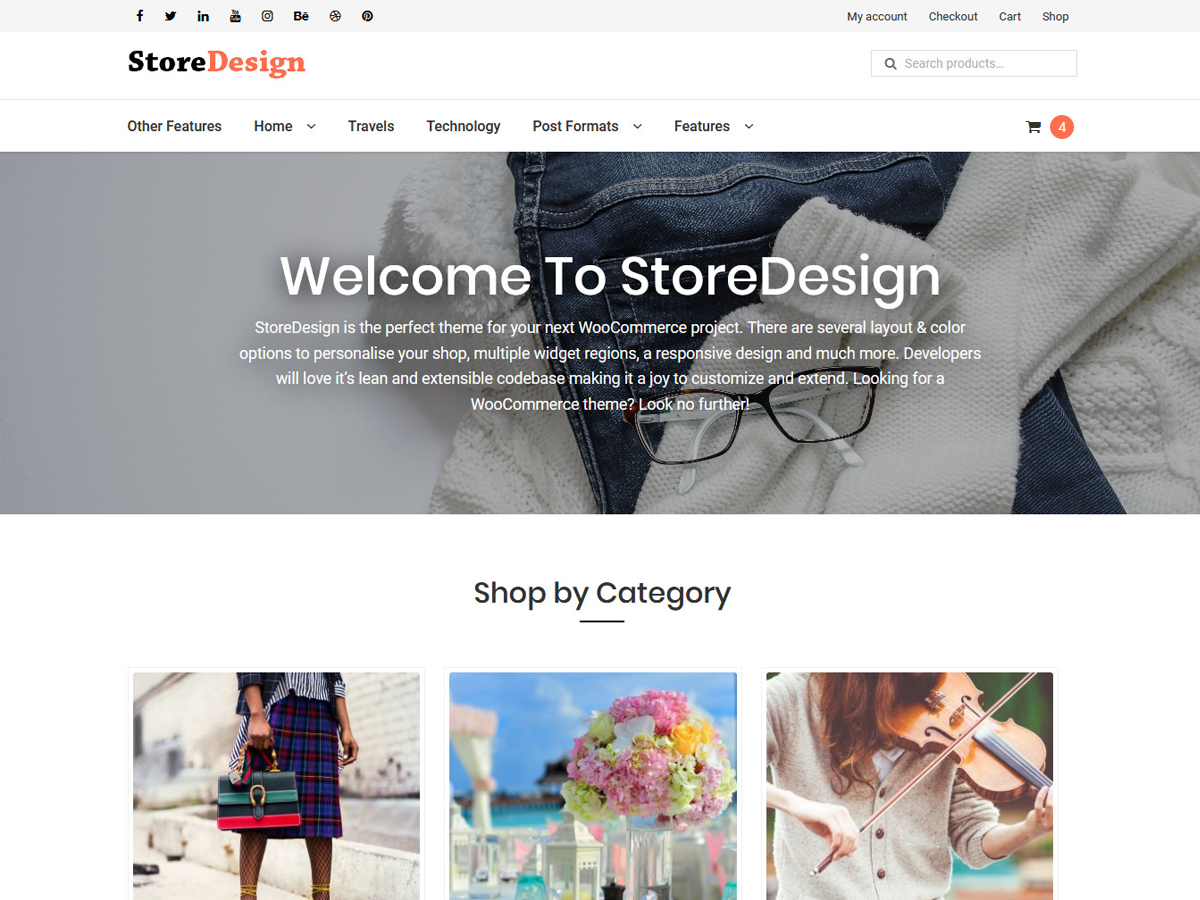StoreDesign Preview Wordpress Theme - Rating, Reviews, Preview, Demo & Download