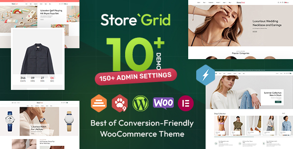 StoreGrid Preview Wordpress Theme - Rating, Reviews, Preview, Demo & Download