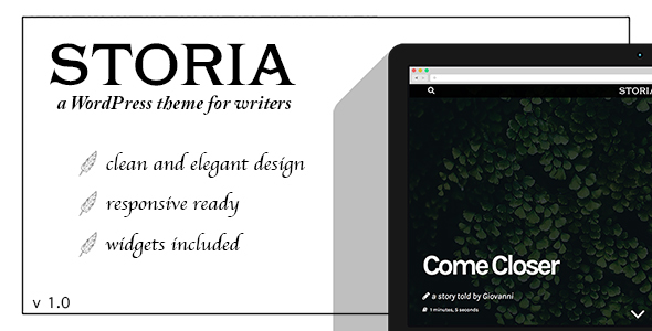 Storia Preview Wordpress Theme - Rating, Reviews, Preview, Demo & Download