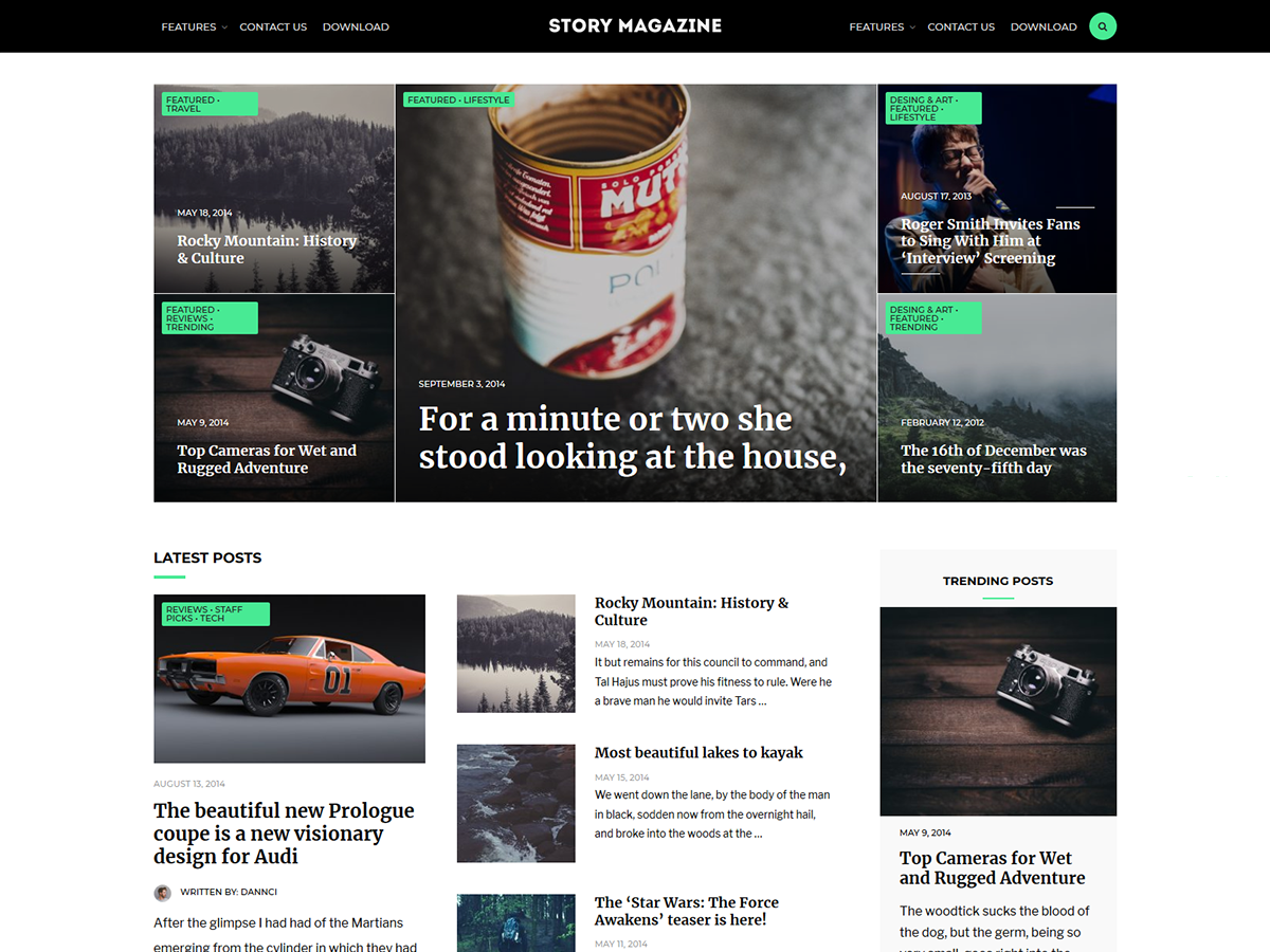 Story Magazine Preview Wordpress Theme - Rating, Reviews, Preview, Demo & Download