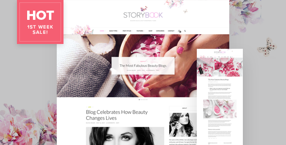 Storybook Preview Wordpress Theme - Rating, Reviews, Preview, Demo & Download