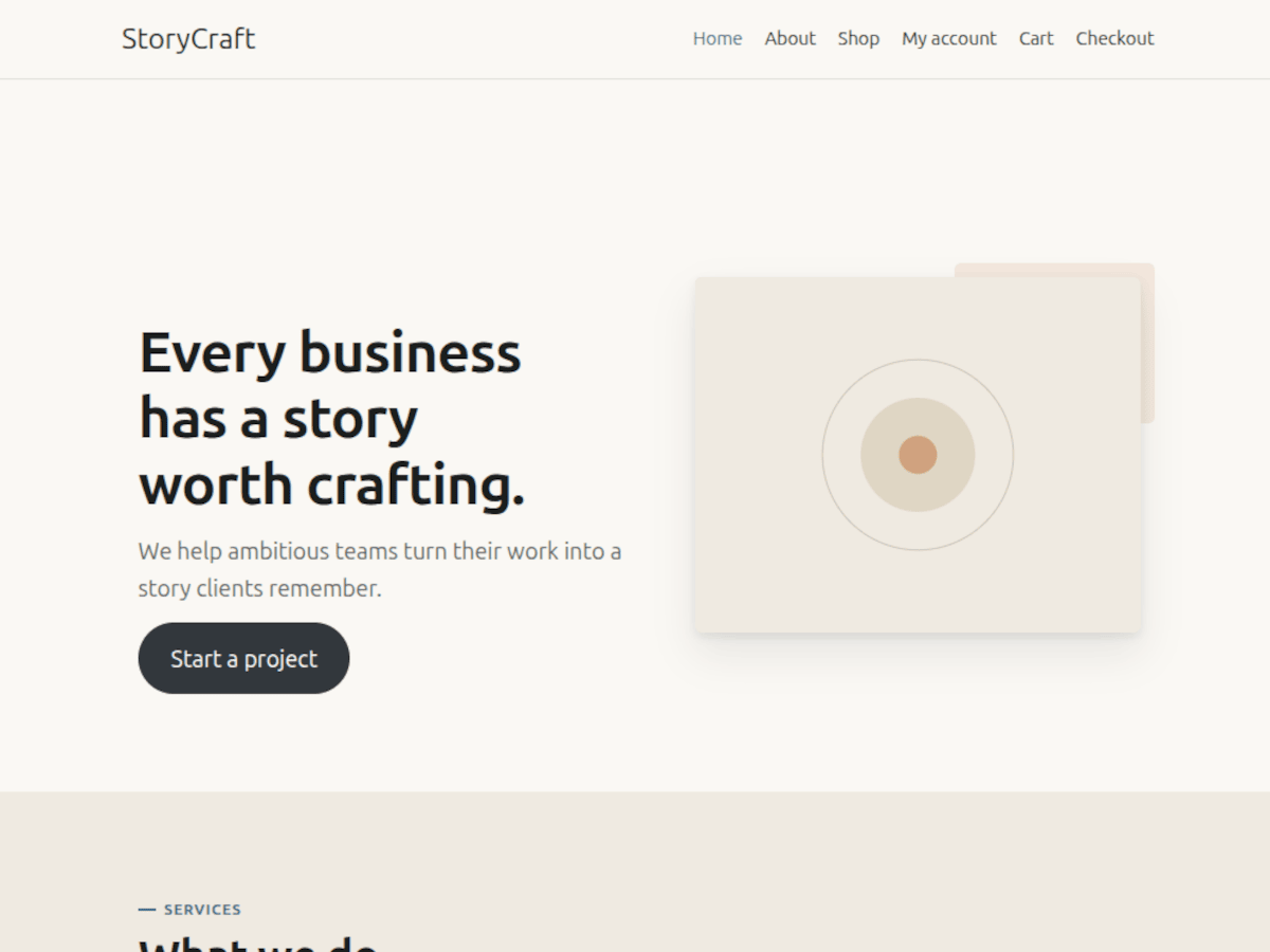 StoryCraft Preview Wordpress Theme - Rating, Reviews, Preview, Demo & Download