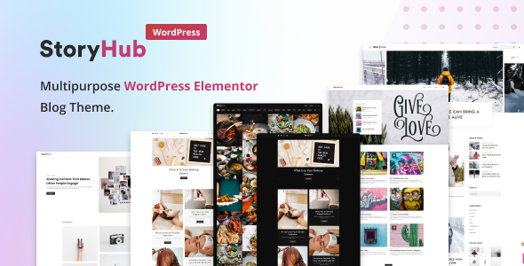 StoryHub Preview Wordpress Theme - Rating, Reviews, Preview, Demo & Download