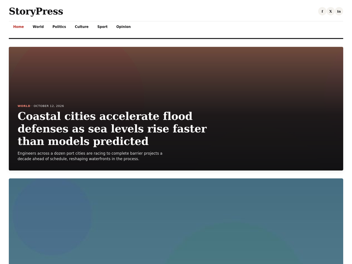 StoryPress Preview Wordpress Theme - Rating, Reviews, Preview, Demo & Download