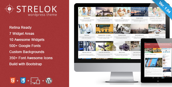 Strelok Preview Wordpress Theme - Rating, Reviews, Preview, Demo & Download