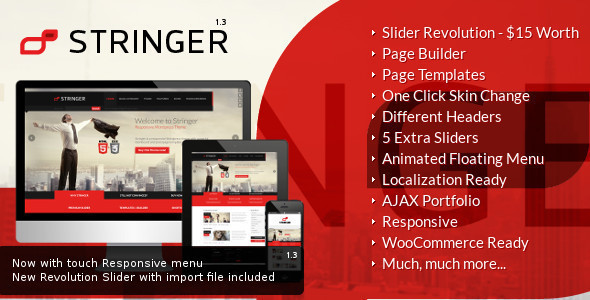Stringer Preview Wordpress Theme - Rating, Reviews, Preview, Demo & Download