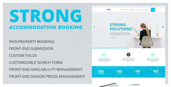 Strong Preview Wordpress Theme - Rating, Reviews, Preview, Demo & Download
