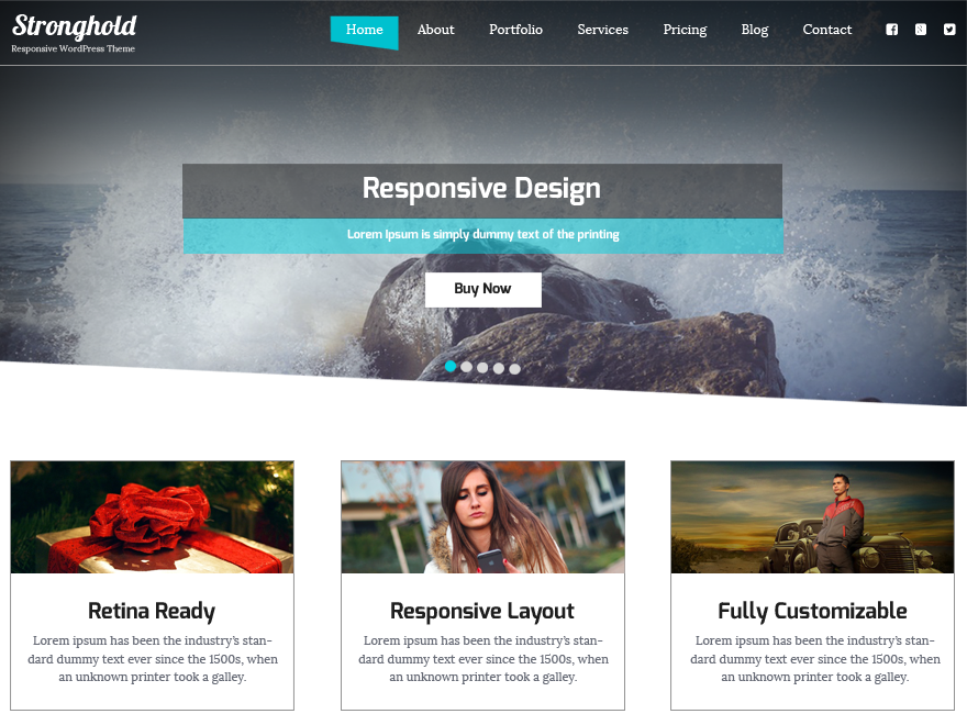StrongHold Preview Wordpress Theme - Rating, Reviews, Preview, Demo & Download