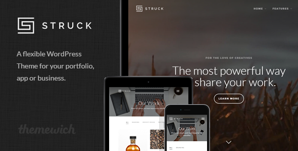 Struck Preview Wordpress Theme - Rating, Reviews, Preview, Demo & Download