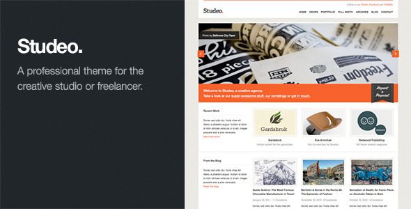 Studeo Preview Wordpress Theme - Rating, Reviews, Preview, Demo & Download