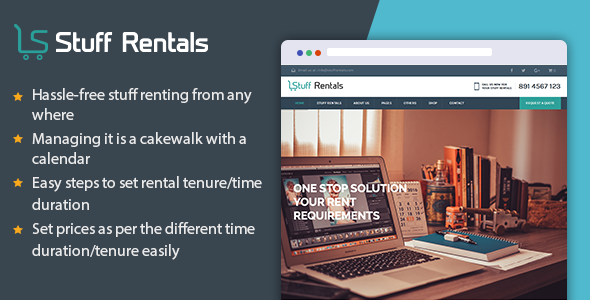 Stuff Rentals Preview Wordpress Theme - Rating, Reviews, Preview, Demo & Download