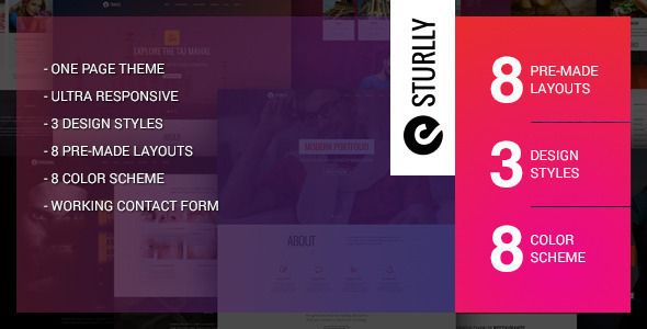 Sturlly Preview Wordpress Theme - Rating, Reviews, Preview, Demo & Download