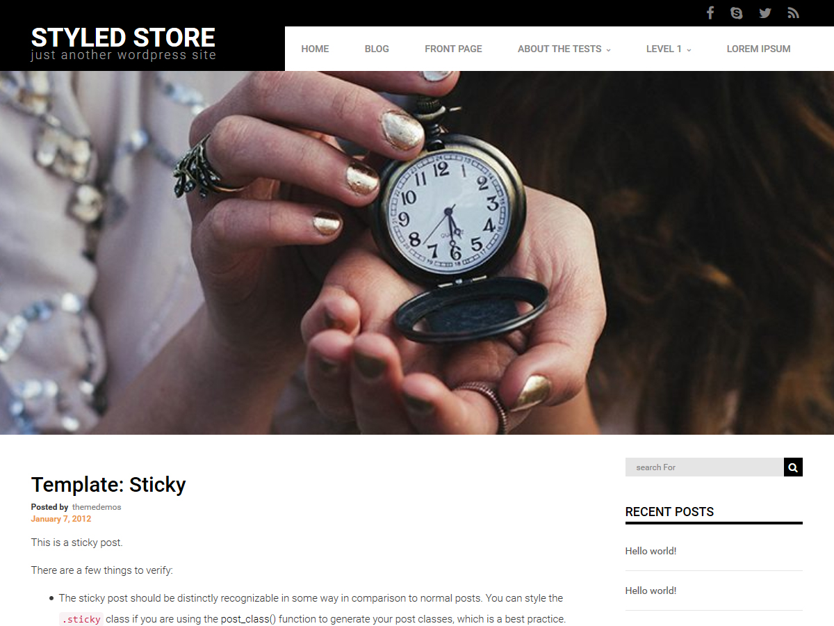Styled Store Preview Wordpress Theme - Rating, Reviews, Preview, Demo & Download