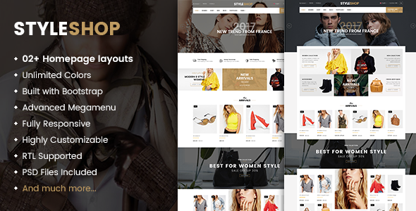 StyleShop Preview Wordpress Theme - Rating, Reviews, Preview, Demo & Download