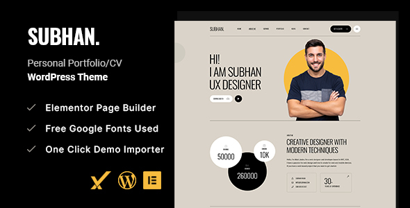 Subhan Preview Wordpress Theme - Rating, Reviews, Preview, Demo & Download