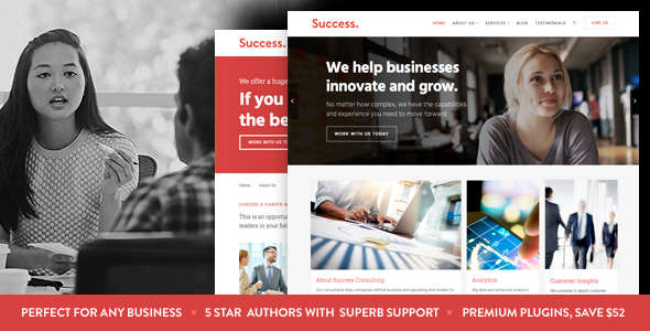 Success Preview Wordpress Theme - Rating, Reviews, Preview, Demo & Download
