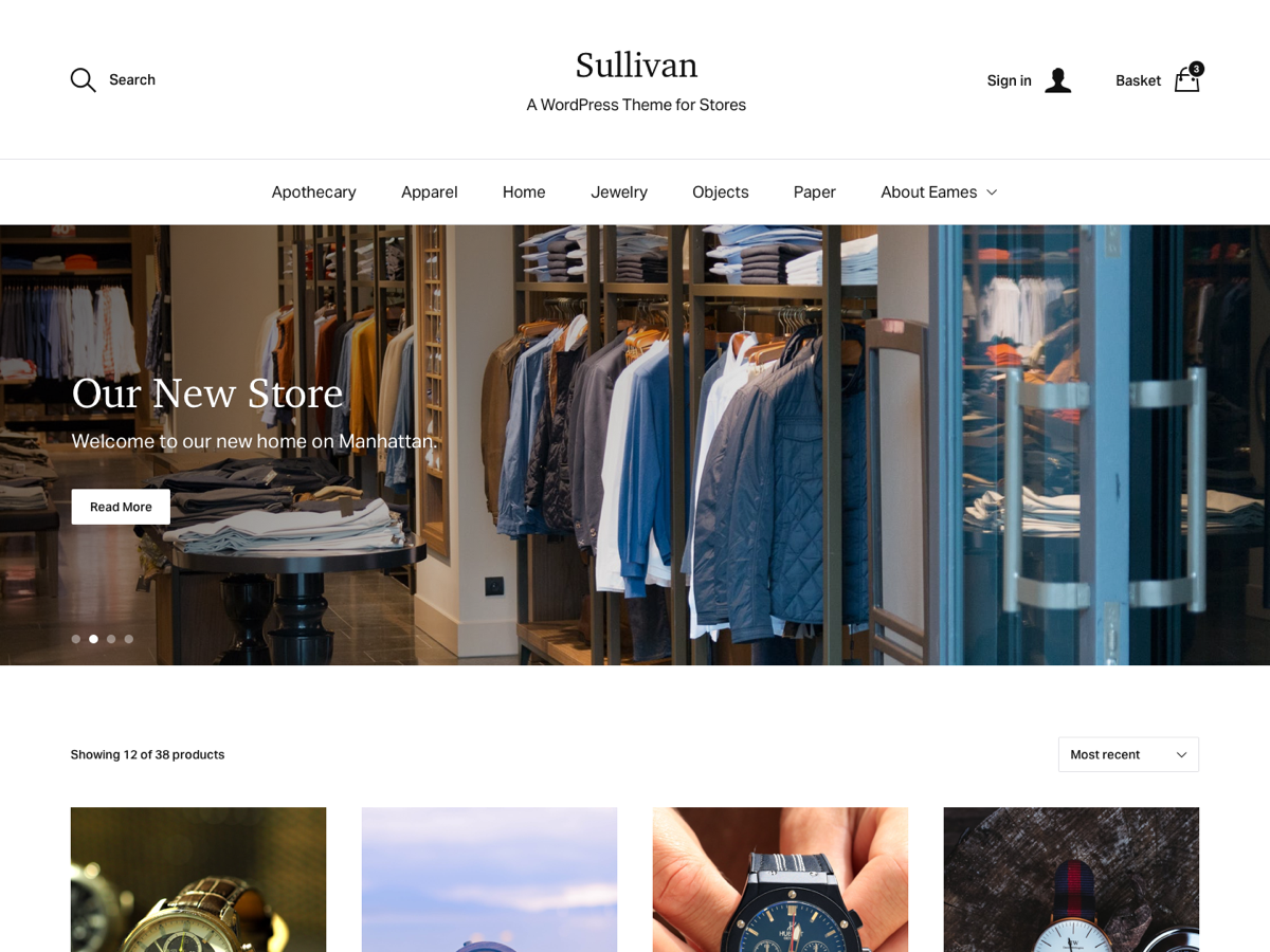 Sullivan Preview Wordpress Theme - Rating, Reviews, Preview, Demo & Download