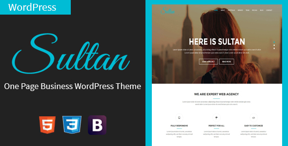 Sultan Preview Wordpress Theme - Rating, Reviews, Preview, Demo & Download