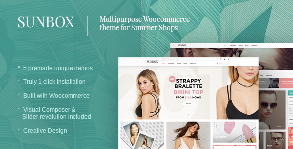 Sunbox Summershop Preview Wordpress Theme - Rating, Reviews, Preview, Demo & Download