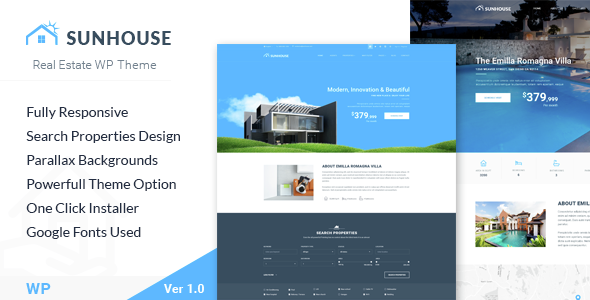 SunHouse Preview Wordpress Theme - Rating, Reviews, Preview, Demo & Download