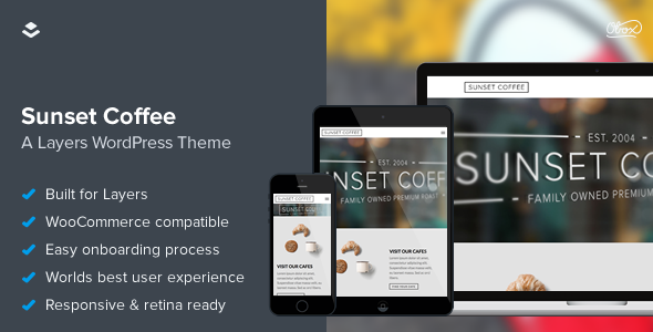 Sunset Coffee Preview Wordpress Theme - Rating, Reviews, Preview, Demo & Download