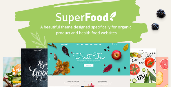 Superfood Preview Wordpress Theme - Rating, Reviews, Preview, Demo & Download