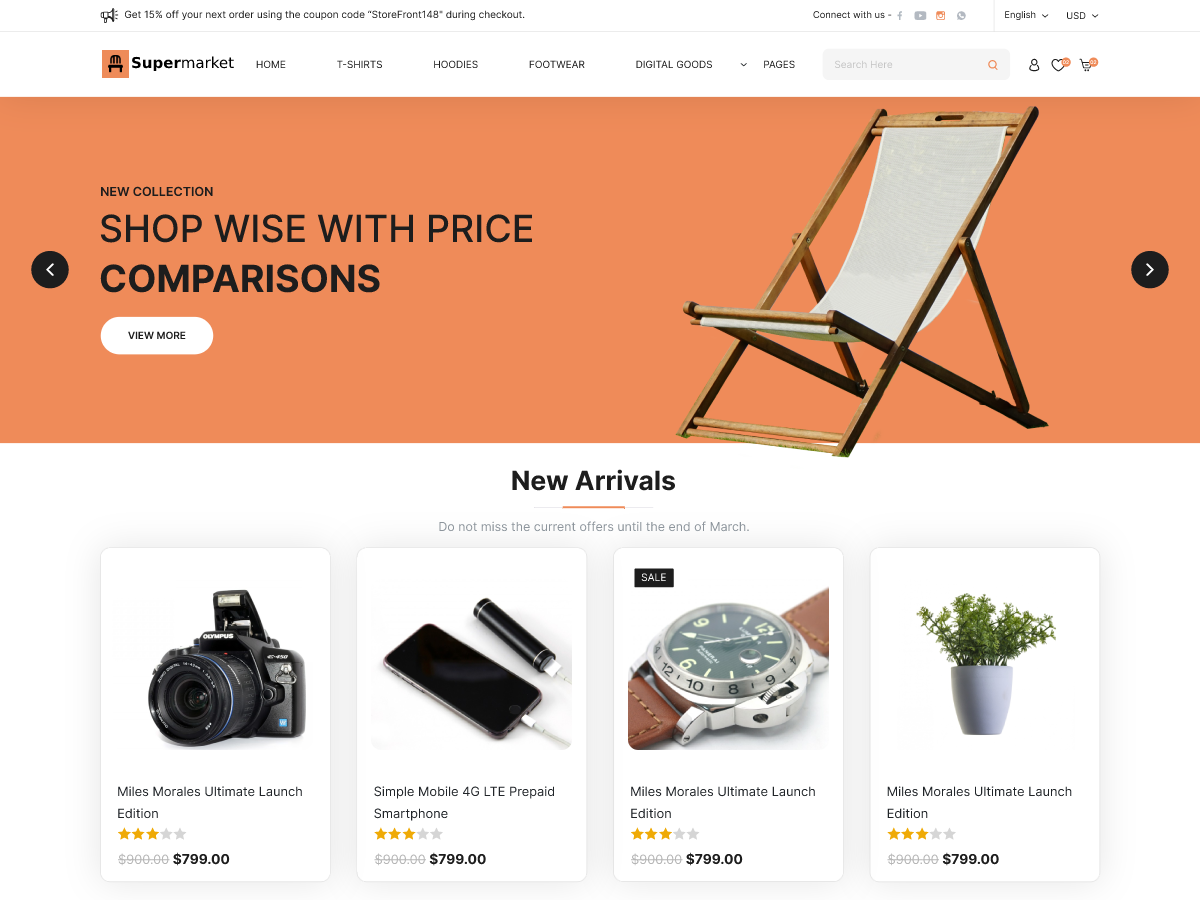 Supermarket Zone Preview Wordpress Theme - Rating, Reviews, Preview, Demo & Download