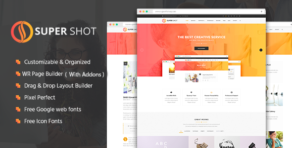 SuperShot Preview Wordpress Theme - Rating, Reviews, Preview, Demo & Download