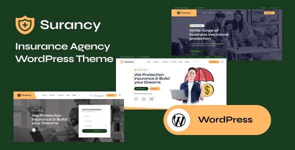 Surancy Preview Wordpress Theme - Rating, Reviews, Preview, Demo & Download