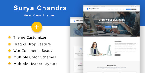 Surya Chandra Preview Wordpress Theme - Rating, Reviews, Preview, Demo & Download