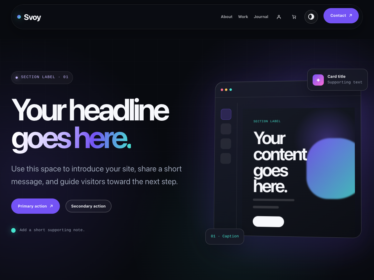 Svoy Preview Wordpress Theme - Rating, Reviews, Preview, Demo & Download