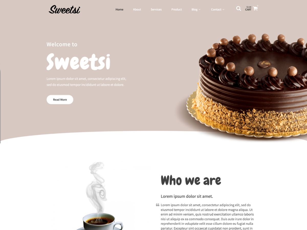 Sweetsi Lite Preview Wordpress Theme - Rating, Reviews, Preview, Demo & Download
