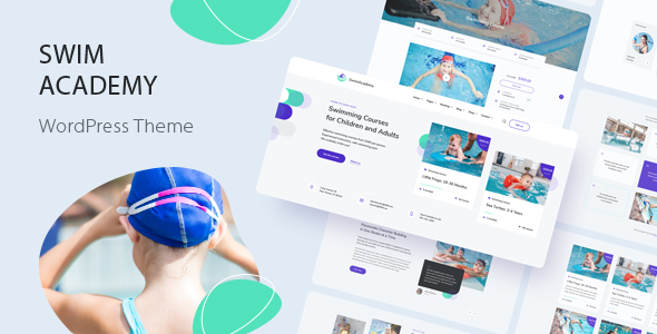 SwimAcademy Preview Wordpress Theme - Rating, Reviews, Preview, Demo & Download