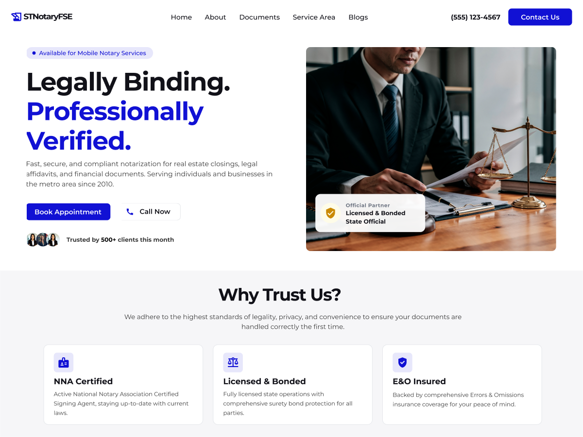 SWP Notary Preview Wordpress Theme - Rating, Reviews, Preview, Demo & Download